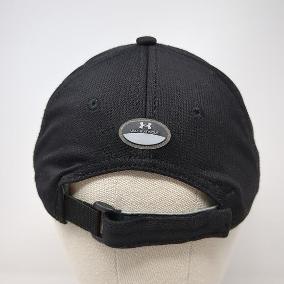 Under Armour Baseball Cap Black One Size Adjustable Embroidered 6 Panel - Picture 6 of 9